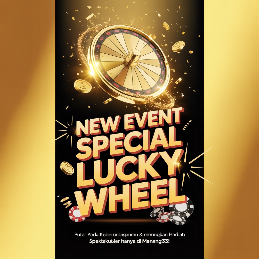 Hadiah Lucky Spin MENANG33 berupa cashback dan bonus kredit